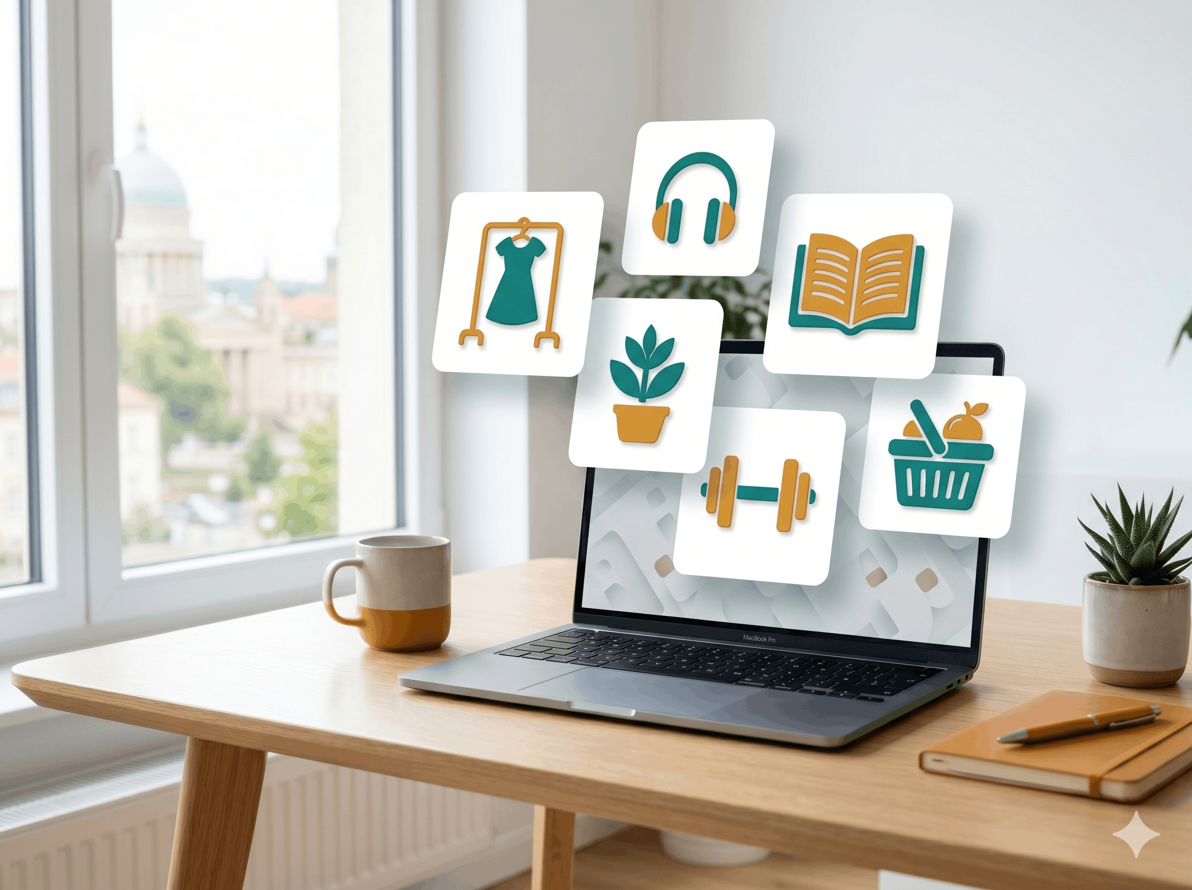 Onlineshops jeder Branche, E-Commerce-SEO in den BOSSMA-Markenfarben für Potsdam